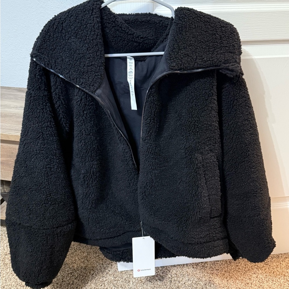 Lululemon Black Sherpa Jacket